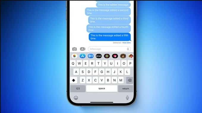 iMessage Edit Undo Send Changes