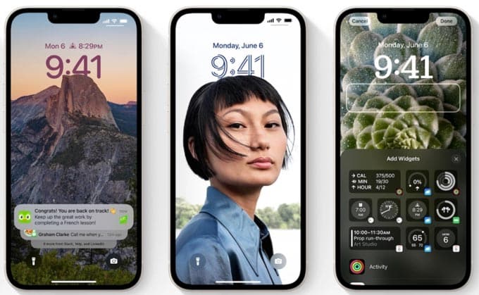 Personal Lock Screen customizations.